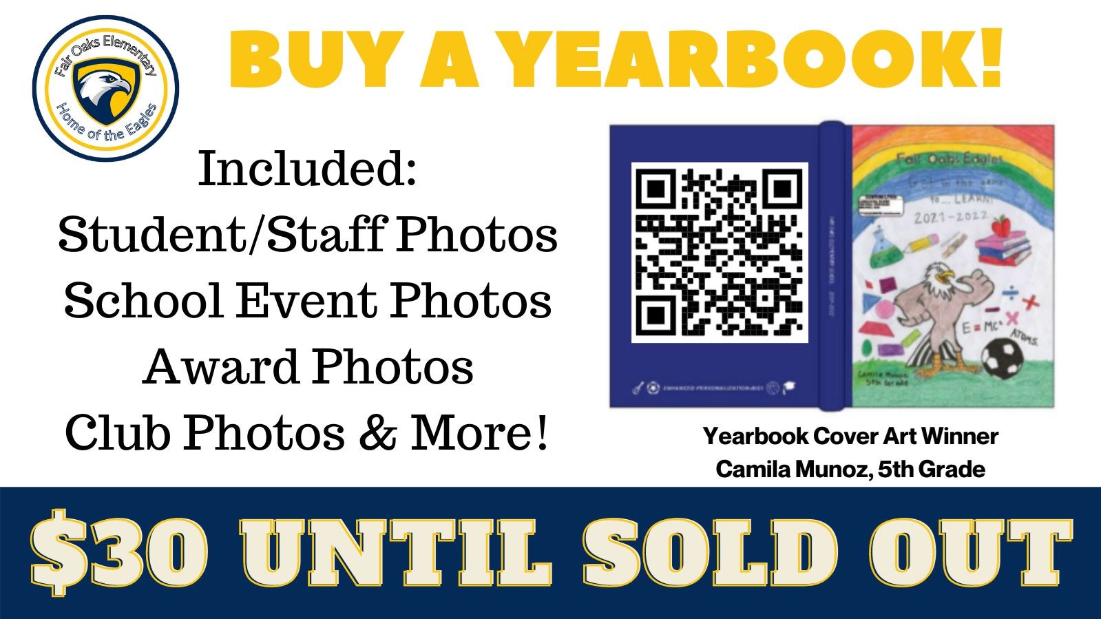 Buy a Fair Oaks Elementary Yearbook!